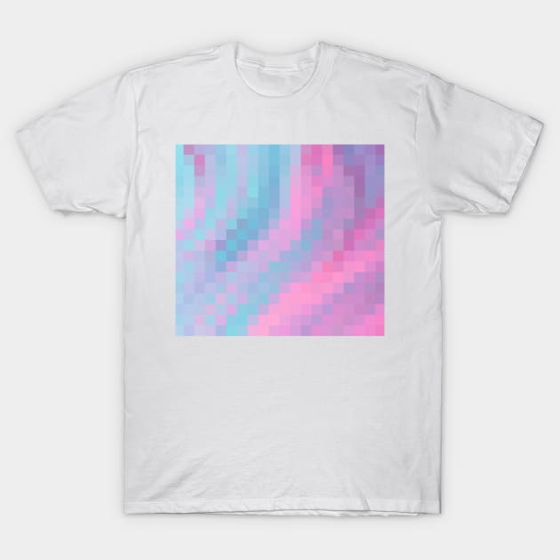 Pixels - cotton candy T-Shirt by puzzleteez